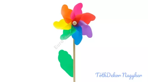 Szélforgó színes 18x49cm