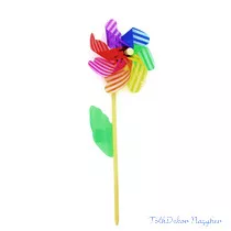 Szélforgó csíkos 47cm