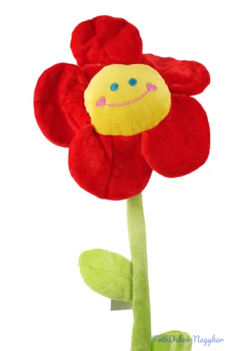 Plüss virág 70cm - Piros