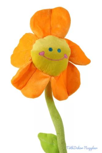 Plüss virág 70cm - Narancs