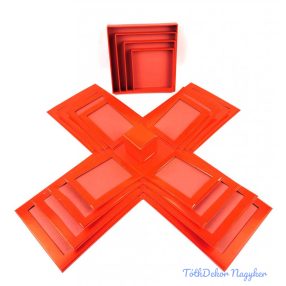 Meglepetés doboz többrétegű - Piros