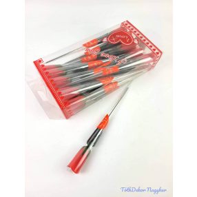 Selyem rózsaszál díszcsomagolásban 23,5 cm