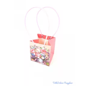 Virágmintás virágtáska nagy kocka - 2