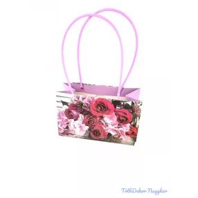 Virágmintás virágtáska duplás - 3