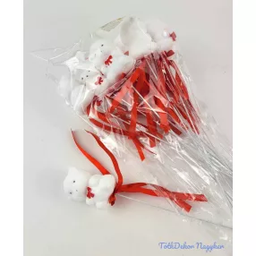 Pálcás maci betűző 12 db/csomag 25 cm