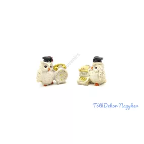 Ballagó bagoly figura 4x4cm