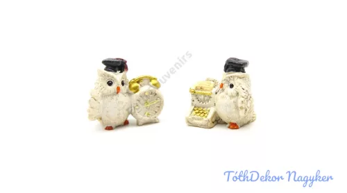 Ballagó bagoly figura 4x4cm