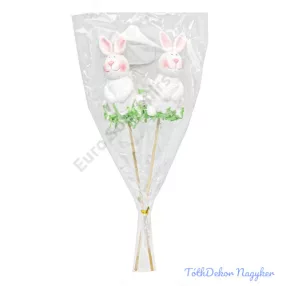 Vidám nyuszi pálcán 10cm 2db/csomag
