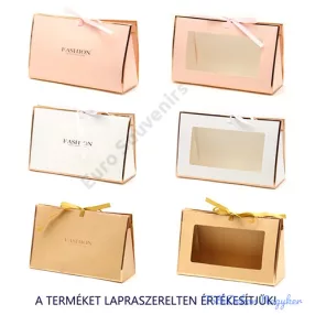 Virágtáska nyitott ablakos - Rózsaszín