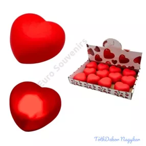 LED-es szív 7x7cm - Dundi fekvő