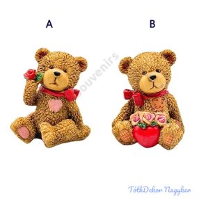 Maci ülő figura 11,5 cm - B