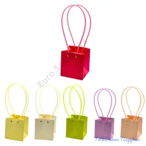 Virágtáska kicsi kocka - Krém