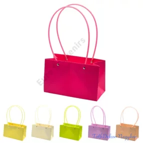 Virágtáska duplás - Sárga