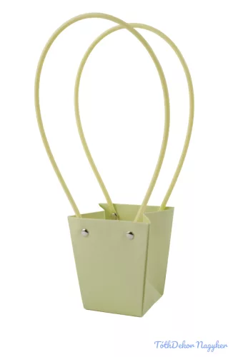 Virágtáska mini trapéz - Halvány Zöld