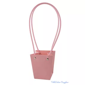 Virágtáska mini trapéz - Halvány Rózsaszín