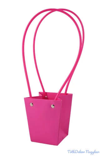 Virágtáska mini trapéz - Pink