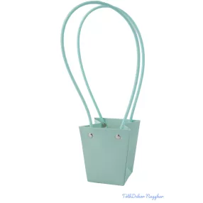 Virágtáska mini trapéz - Halvány Kék