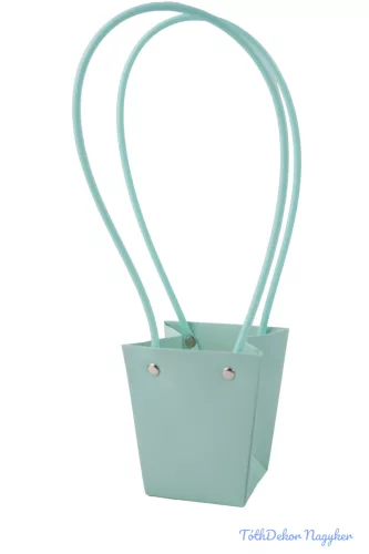Virágtáska mini trapéz - Halvány Kék