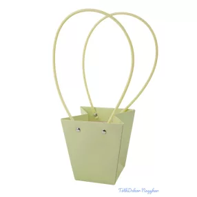 Virágtáska kicsi trapéz - Halvány Zöld