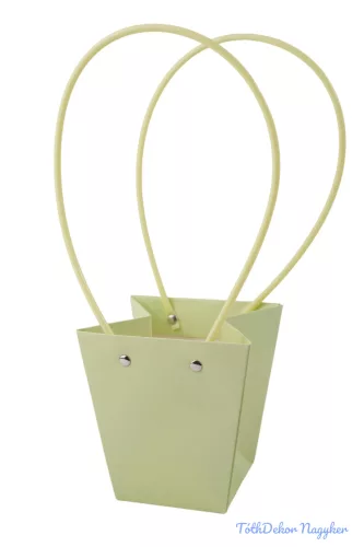 Virágtáska kicsi trapéz - Halvány Zöld