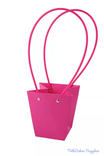 Virágtáska kicsi trapéz - Pink
