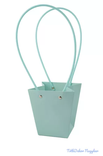 Virágtáska kicsi trapéz - Halvány Kék