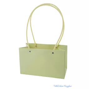 Virágtáska duplás - Halvány Zöld