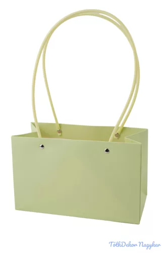 Virágtáska duplás - Halvány Zöld