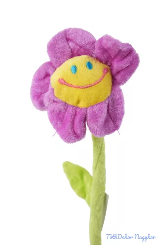 Plüss virág 30cm - Lila