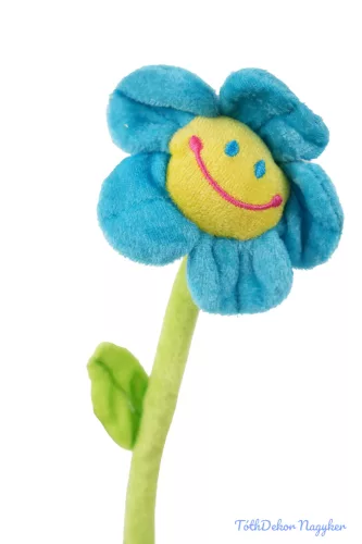 Plüss virág 30cm - Kék