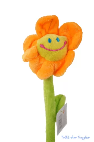 Plüss virág 30cm - Narancs