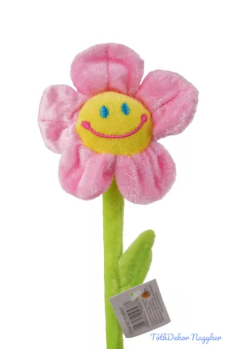 Plüss virág 30cm - Rózsaszín
