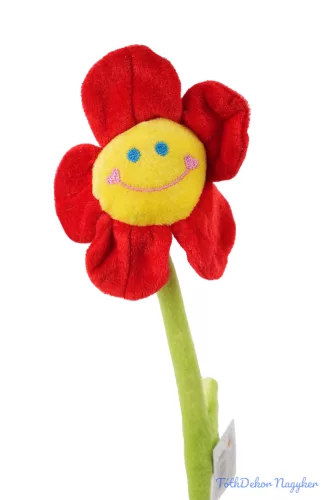 Plüss virág 45cm - Piros
