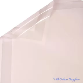   Fólia ív átlátszó kerettel 57 x 57cm, 20db - Lakk fehér