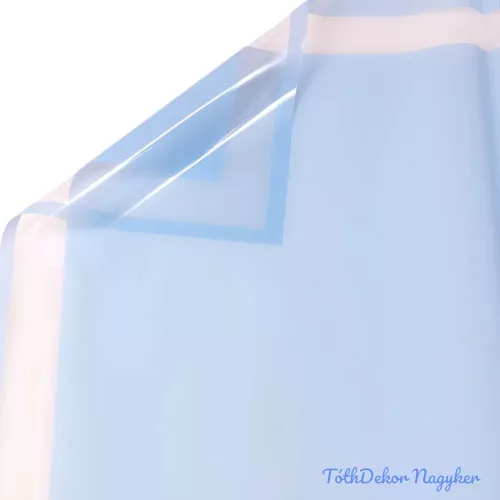 Fólia ív átlátszó kerettel 57 x 57cm, 20db - Lakk világoskék