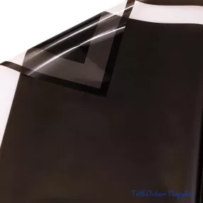   Fólia ív átlátszó kerettel 57 x 57cm, 20db - Lakk fekete