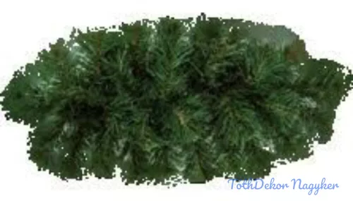 Fenyőalap sírcsokor alap mű fenyő csepp alakú XXL 65 cm