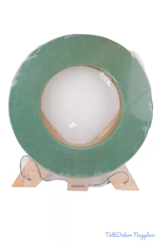 Kitámasztós tűzőhab koszorú fa alap+Oasis hab 36 cm