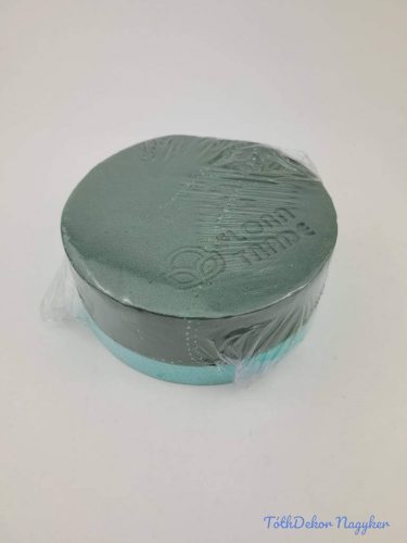 Tűzőhabos koszorú fa alapon 15 cm - Teli tortaforma