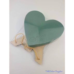 Kitámasztós tűzőhab szív Oasis habbal 20cm - Teli