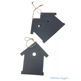 Írható fülületű virágos házikó 3db/csomag