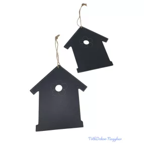 Írható fülületű virágos házikó 2db/csomag