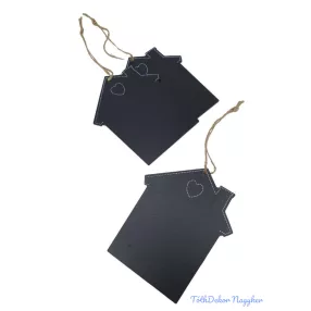 Írható fülületű házikó szívvel 3db/csomag