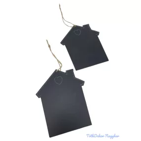 Írható fülületű házikó szívvel 2db/csomag