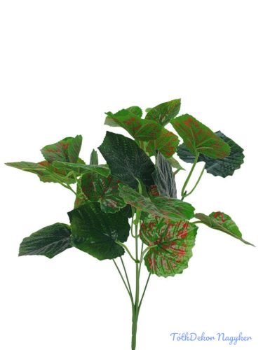 Zöld leveles 6 ágú bokor 36cm - 6