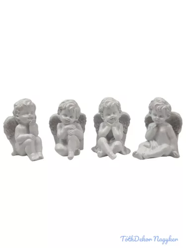 Angyalka figura ülő 9,5cm