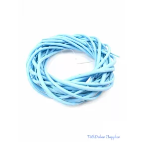 Vessző koszorú kopogtató alap 20 cm - Kék