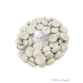 Dekor üvegkavics - Drapp-Narancs csíkos