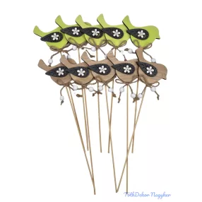 Zöld-Natúr fa betűző - Madár