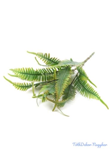 Páfrány műzöld bokor 48cm - Sárgás Zöld